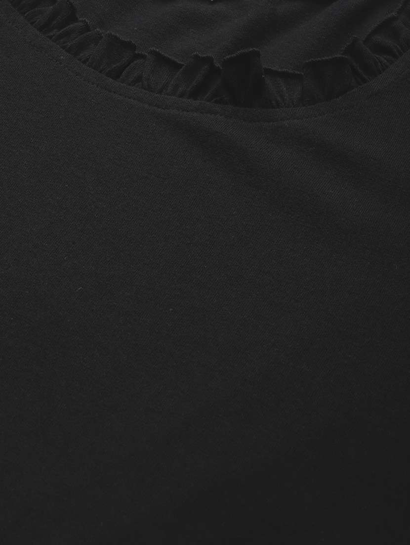 women's plain round neck t-shirt - 19847110 - Standard Image - 4