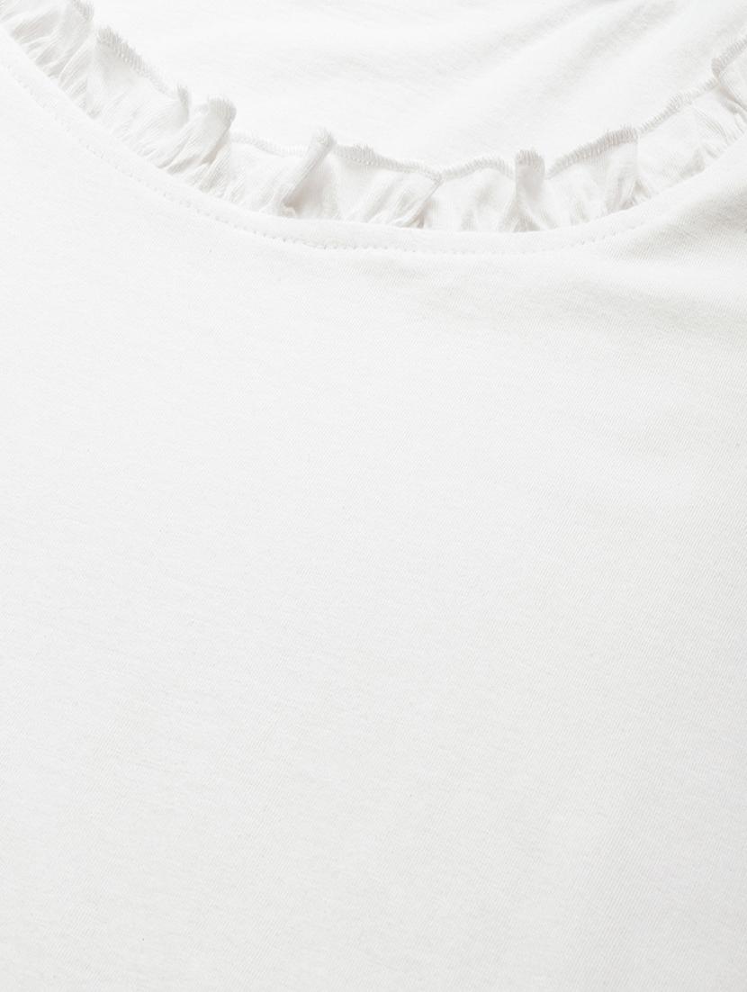 women's plain round neck t-shirt - 19847111 - Standard Image - 4