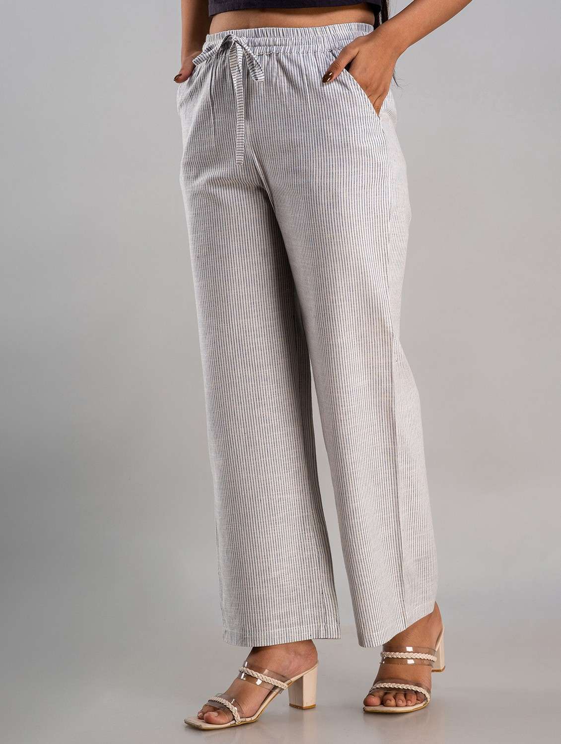 printed wide leg trouser - 19847177 -  Standard Image - 1