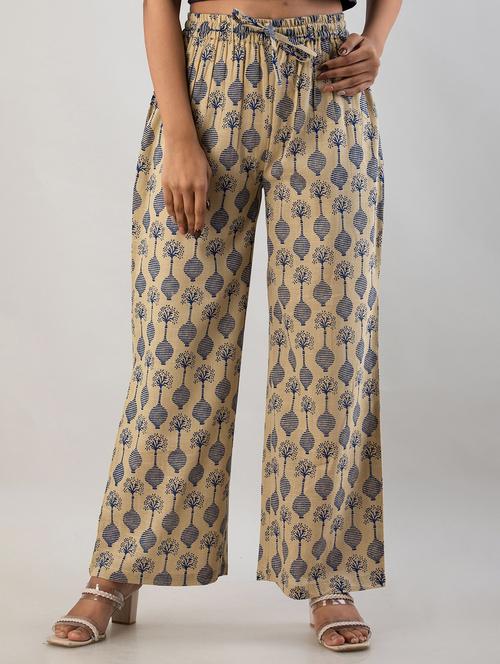 printed wide leg trouser - 19847188 -  Standard Image - 0