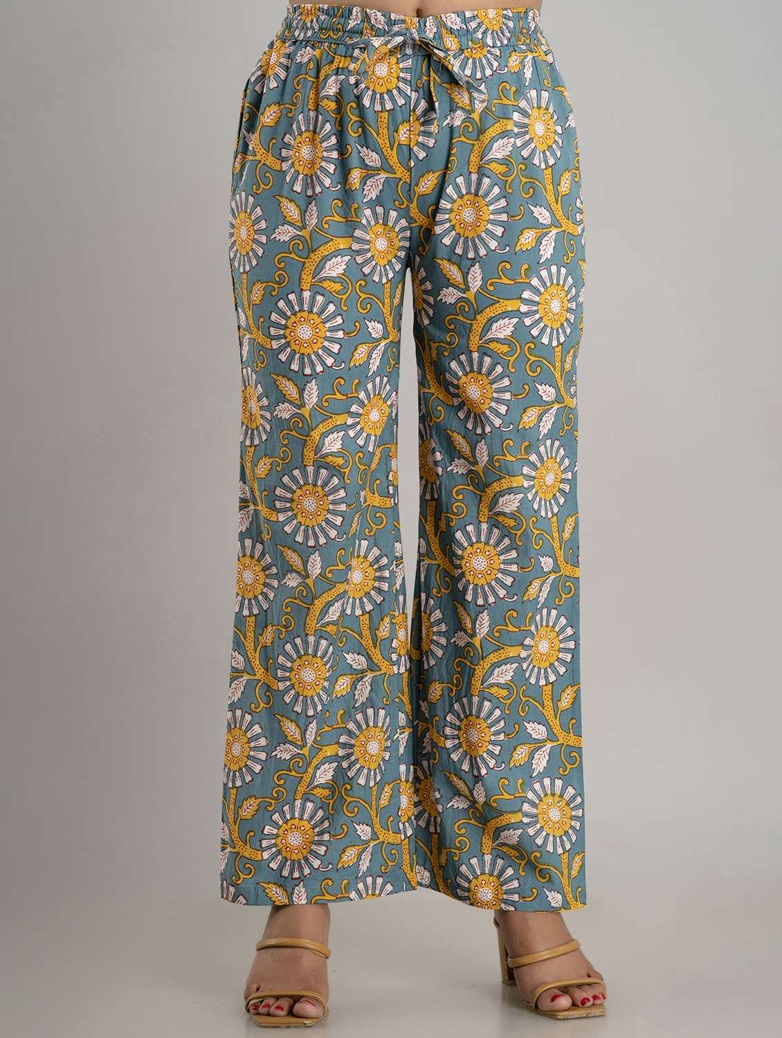 floral printed wide leg trouser - 19847204 -  Zoom Image - 0