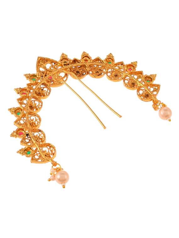 gold plated traditional wedding hair accessory - 19847215 -  Standard Image - 1