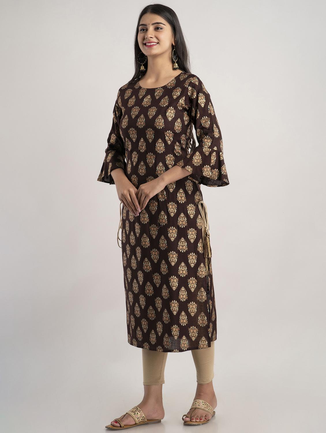 women's straight kurta - 19847232 - Standard Image - 1