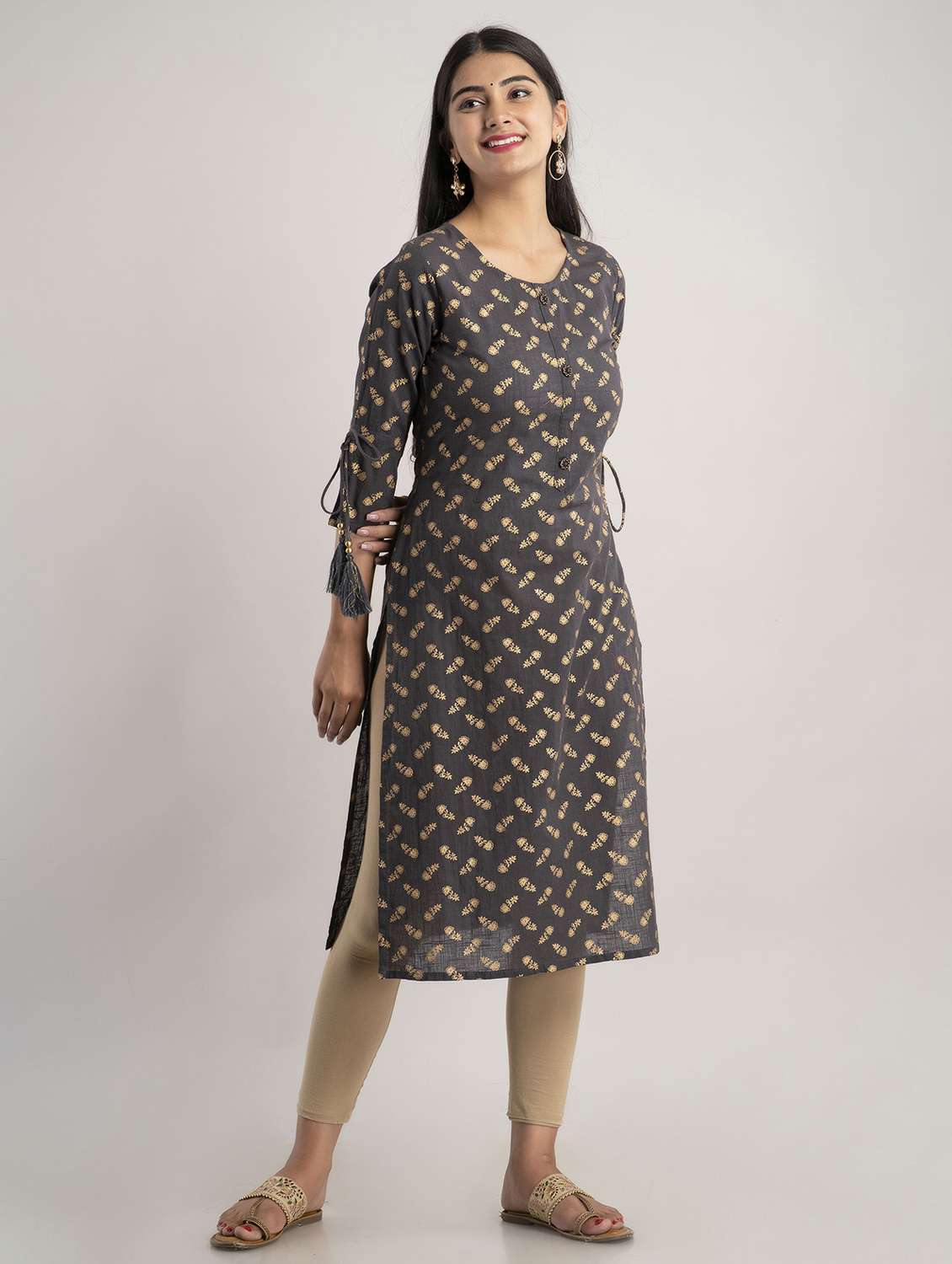 women's straight kurta - 19847272 - Standard Image - 1