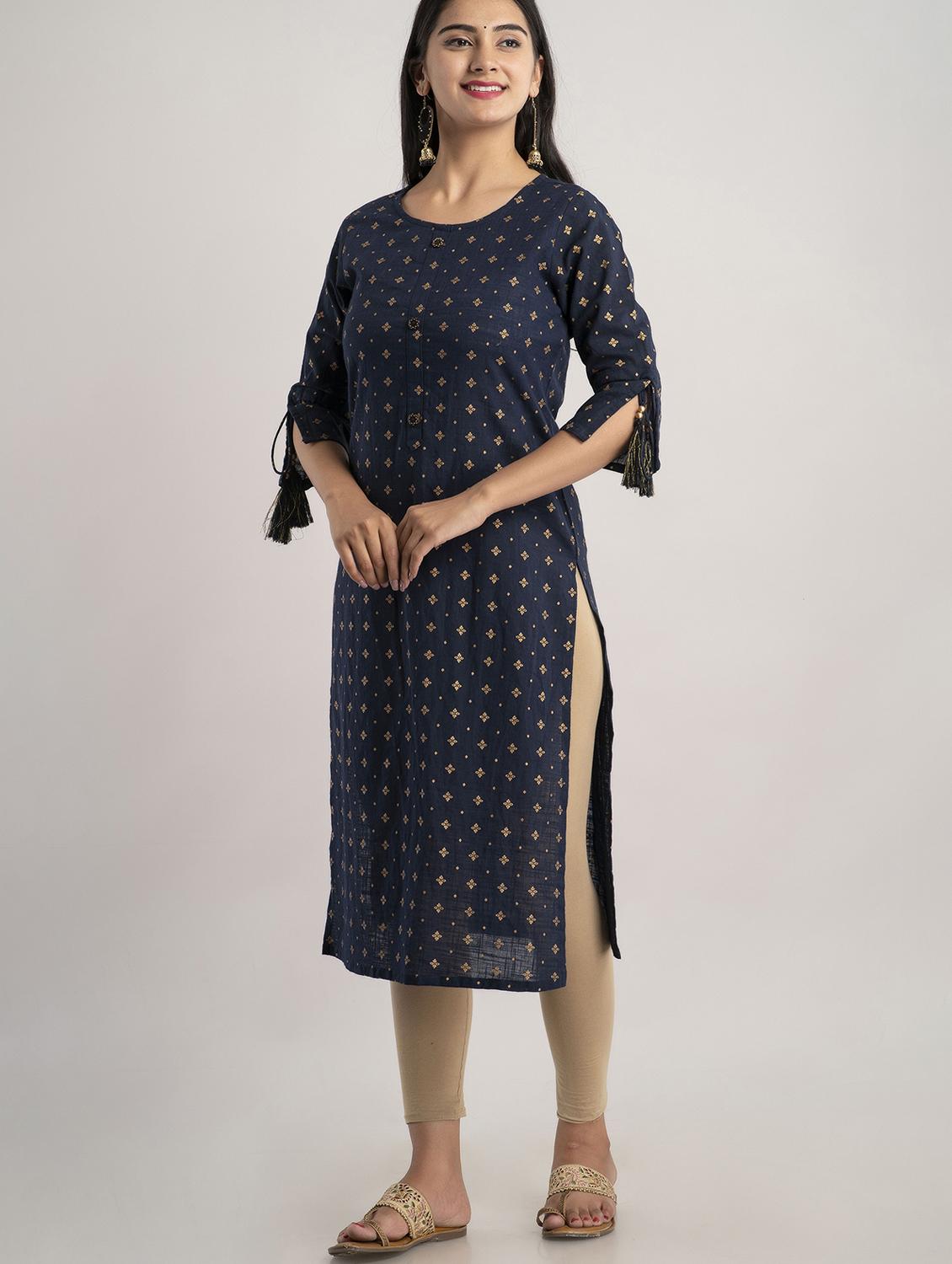 women's straight kurta - 19847287 - Standard Image - 1