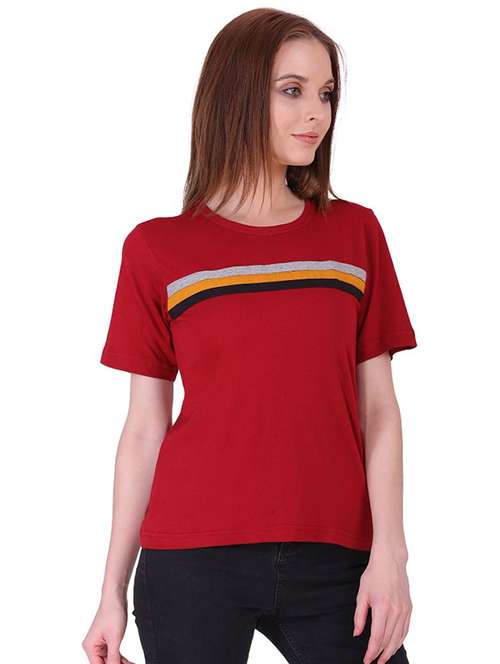 women's straight crew neck top - 19848288 -  Standard Image - 0