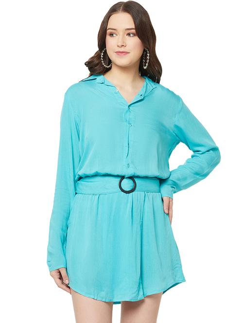 women's fit & flare solid dress - 19848471 - Standard Image - 0