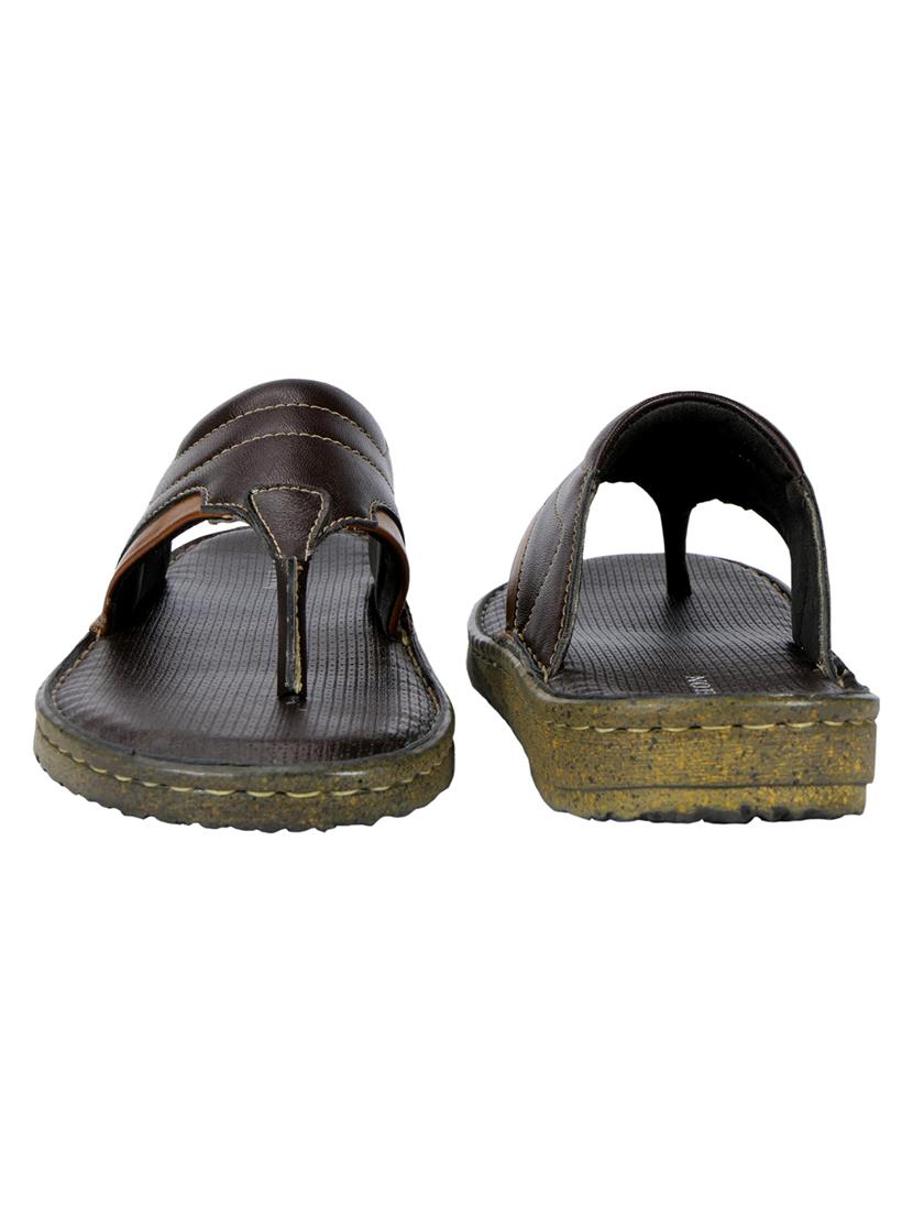 brown synthetic slip on flip flop - 19848676 - Standard Image - 4