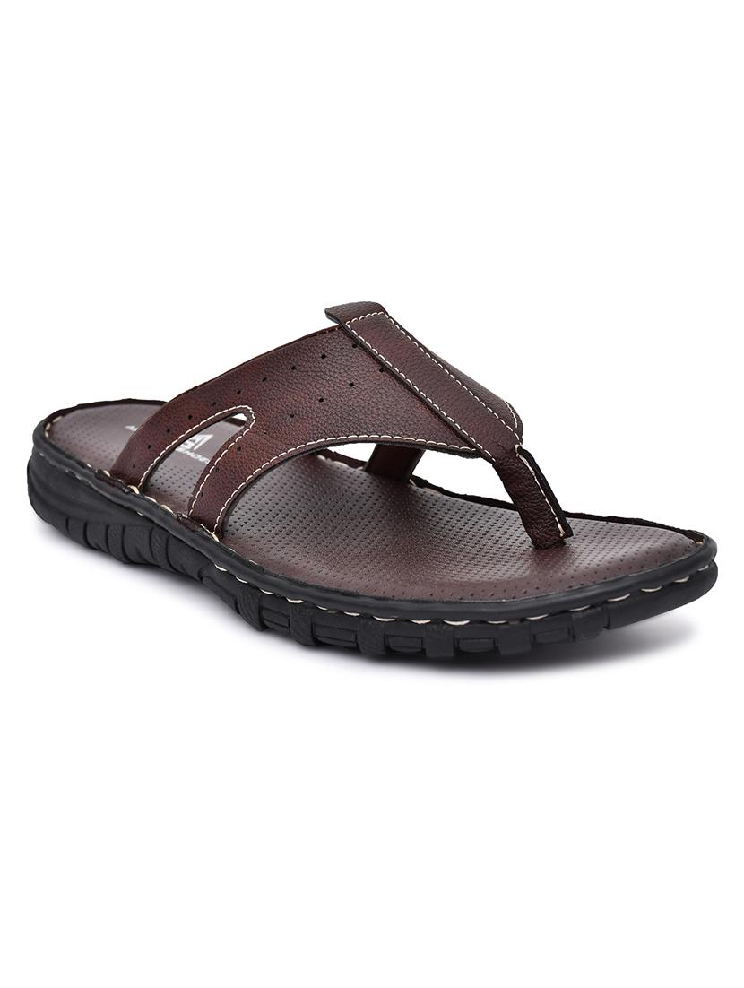 brown synthetic slip on flip flop - 19848681 - Standard Image - 1