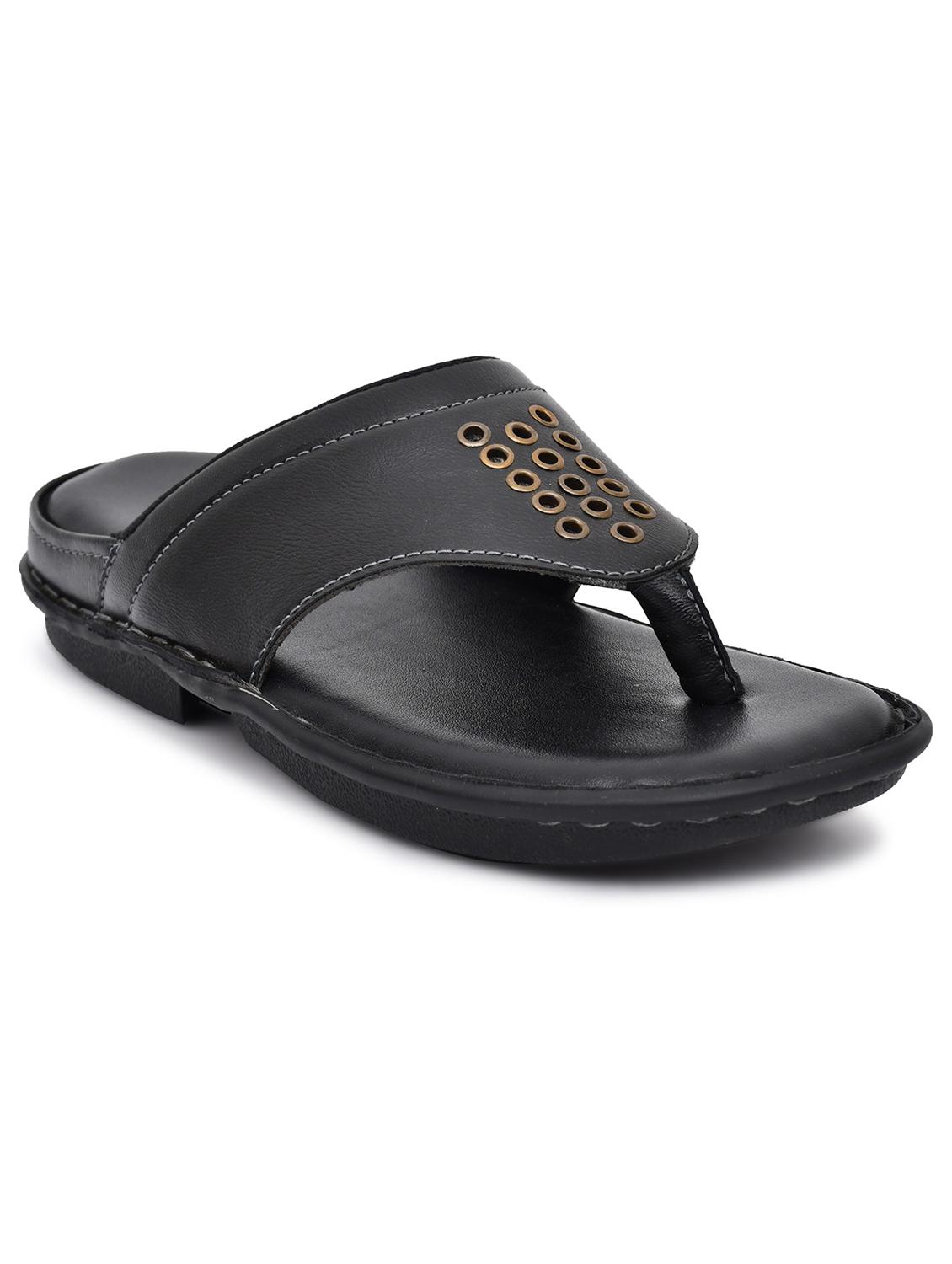 black synthetic slip on flip flop - 19848690 - Zoom Image - 0