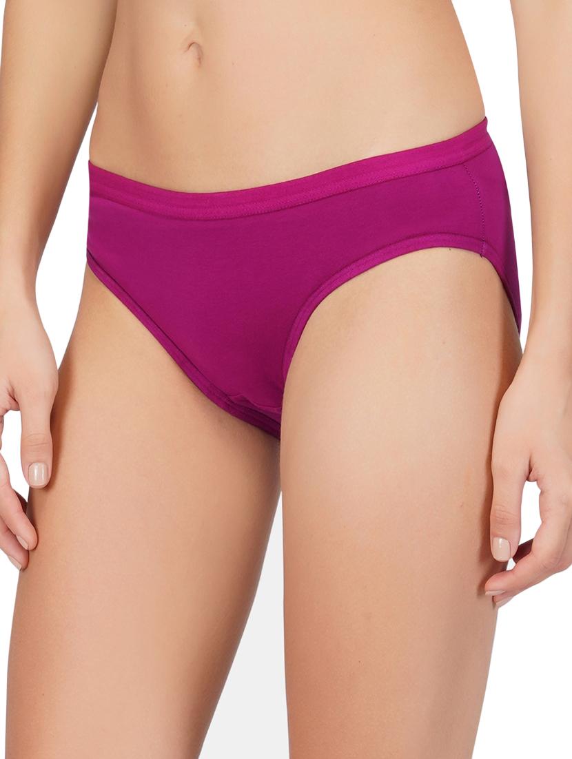 purple lycra bikini panty - 19849116 - Standard Image - 1