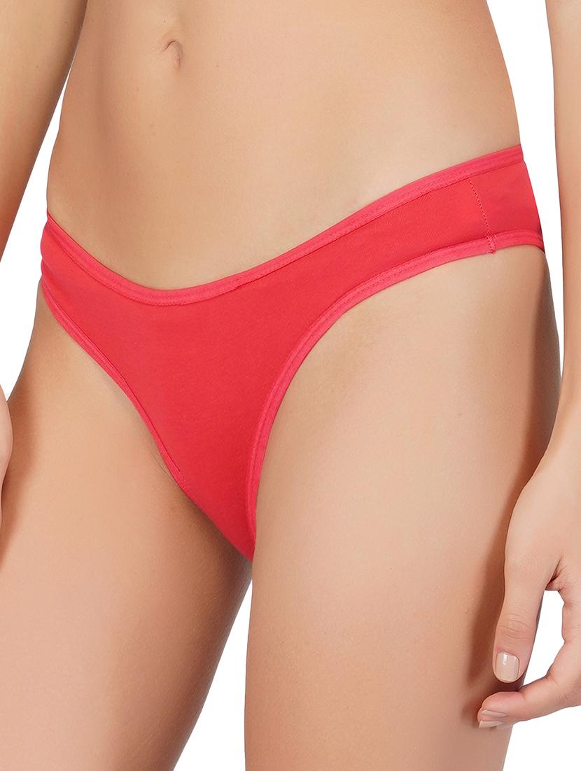 orange lycra thongs panty - 19849121 - Standard Image - 1