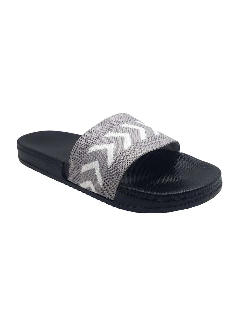 grey slip on flip flop - 19849223 -  Standard Image - 1