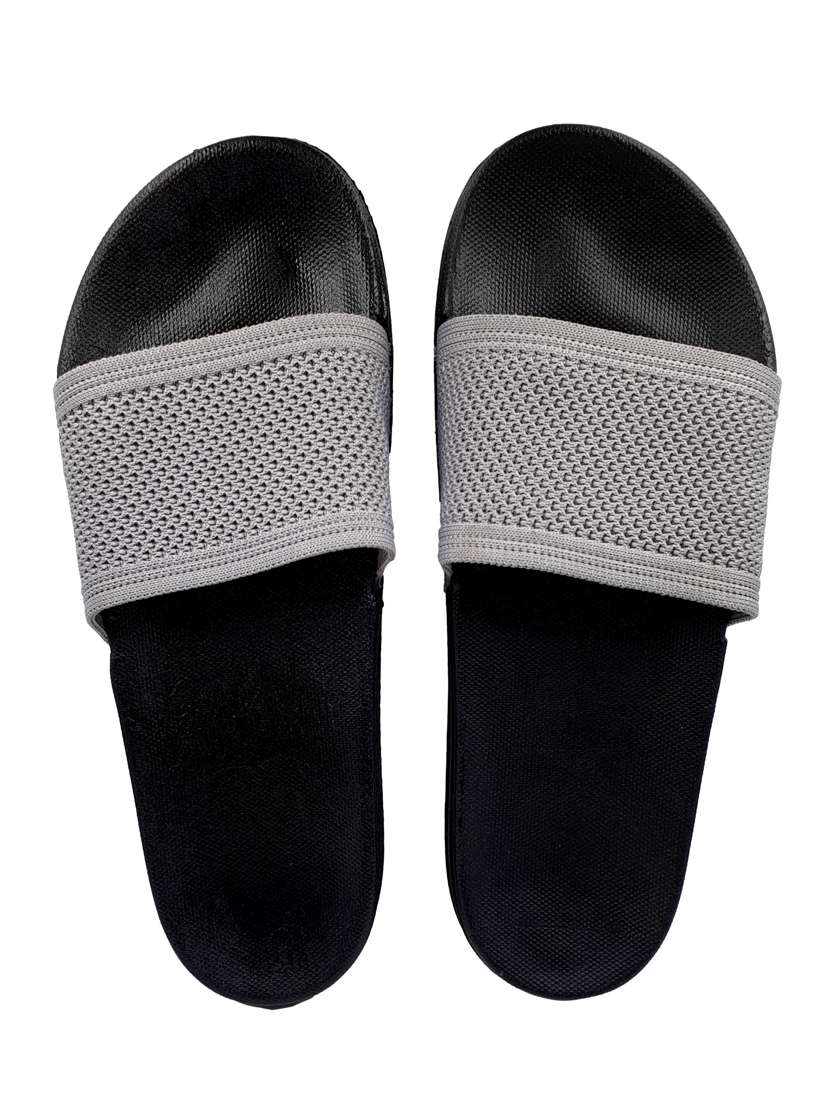 grey slip on flip flop - 19849245 -  Standard Image - 4