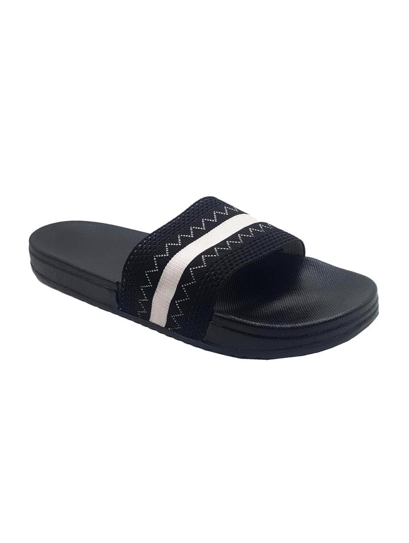 chevron print rubber slip on flip flop - 19849261 - Standard Image - 1