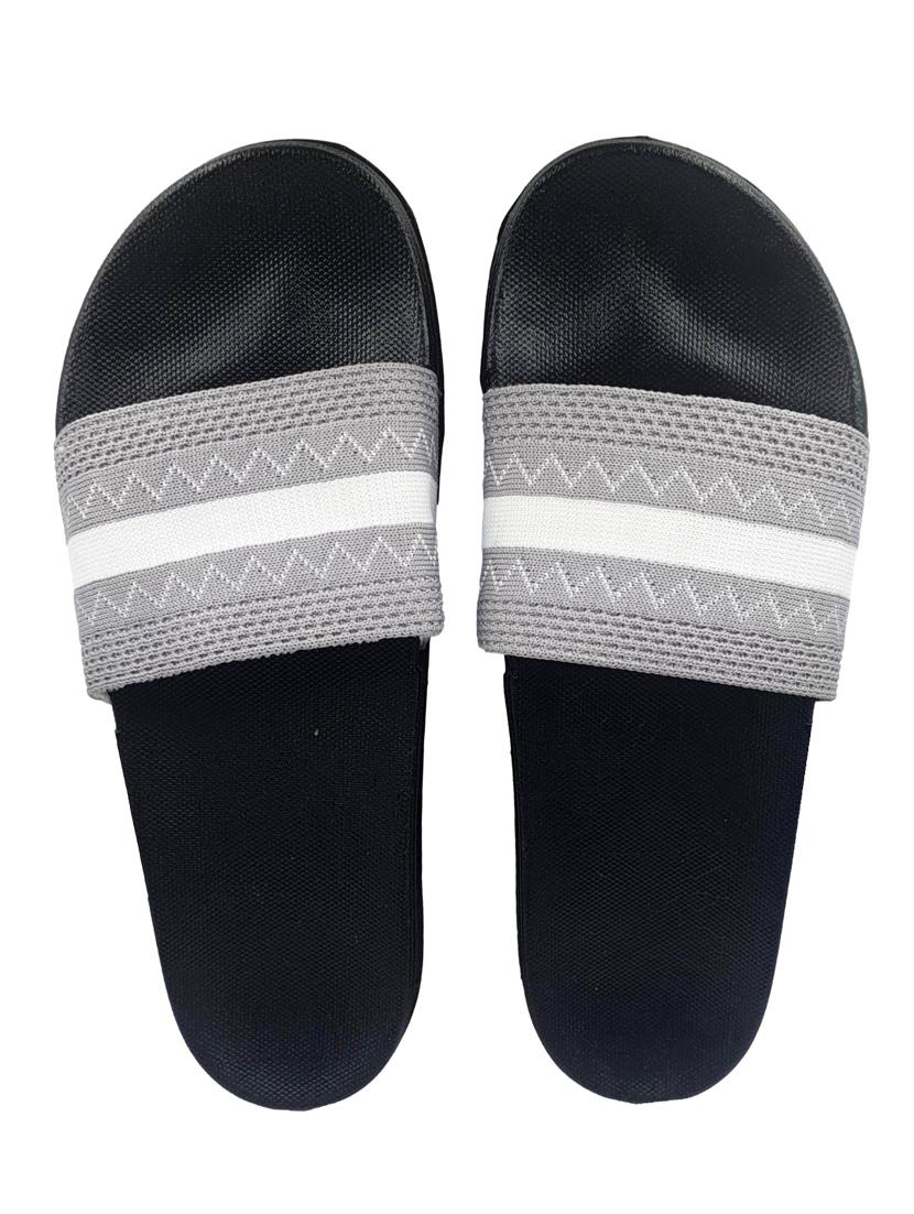 chevron print rubber slip on flip flop - 19849262 - Standard Image - 4