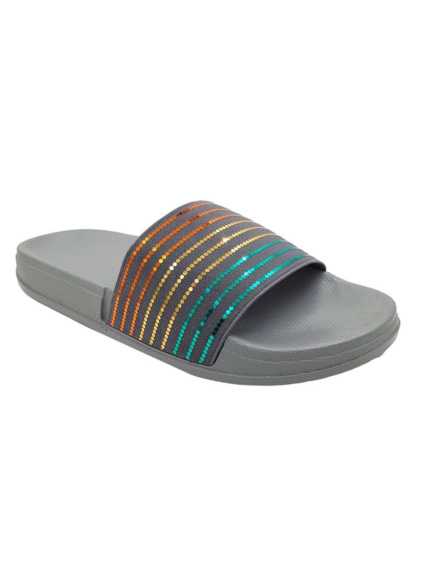fly ch line grey flip flop for women - 19849416 -  Standard Image - 1