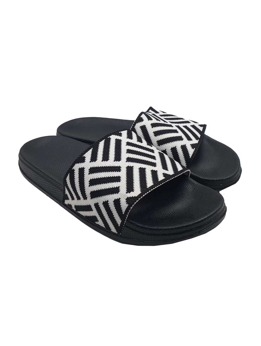 fly cross black flip flop for women - 19849424 -  Standard Image - 1