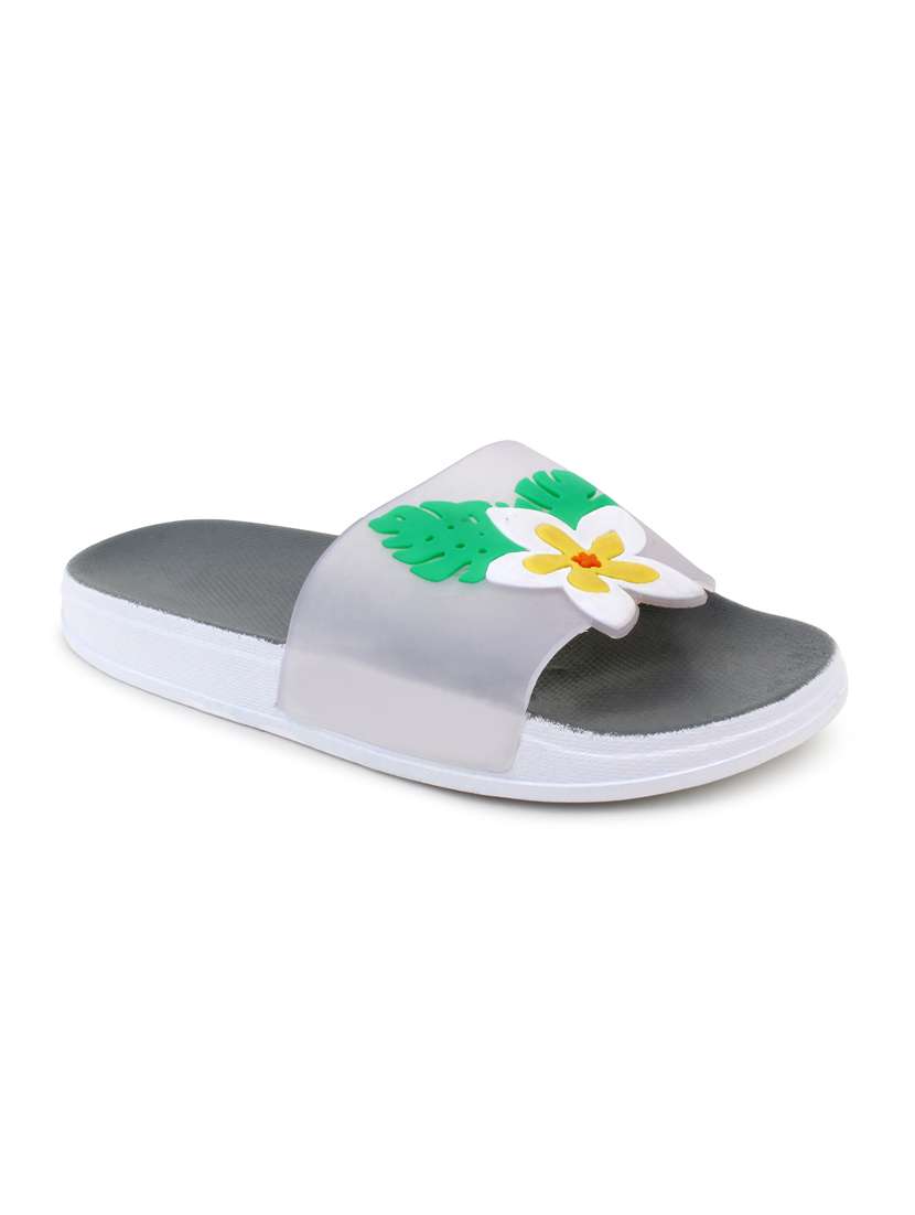 transparent bird grey flip flop for women - 19849479 - Standard Image - 1
