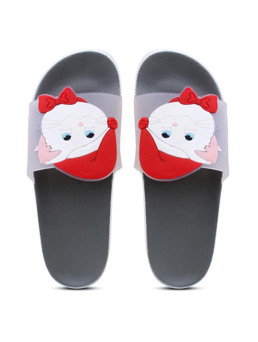 transparent hatcat grey flip flop for women - 19849501 - Standard Image - 4