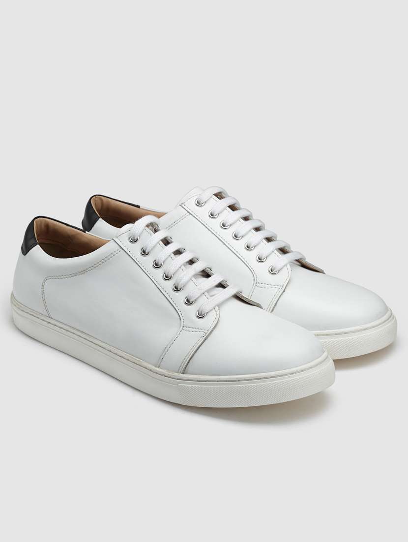 solid lace-up sneakers - 19850174 -  Standard Image - 1
