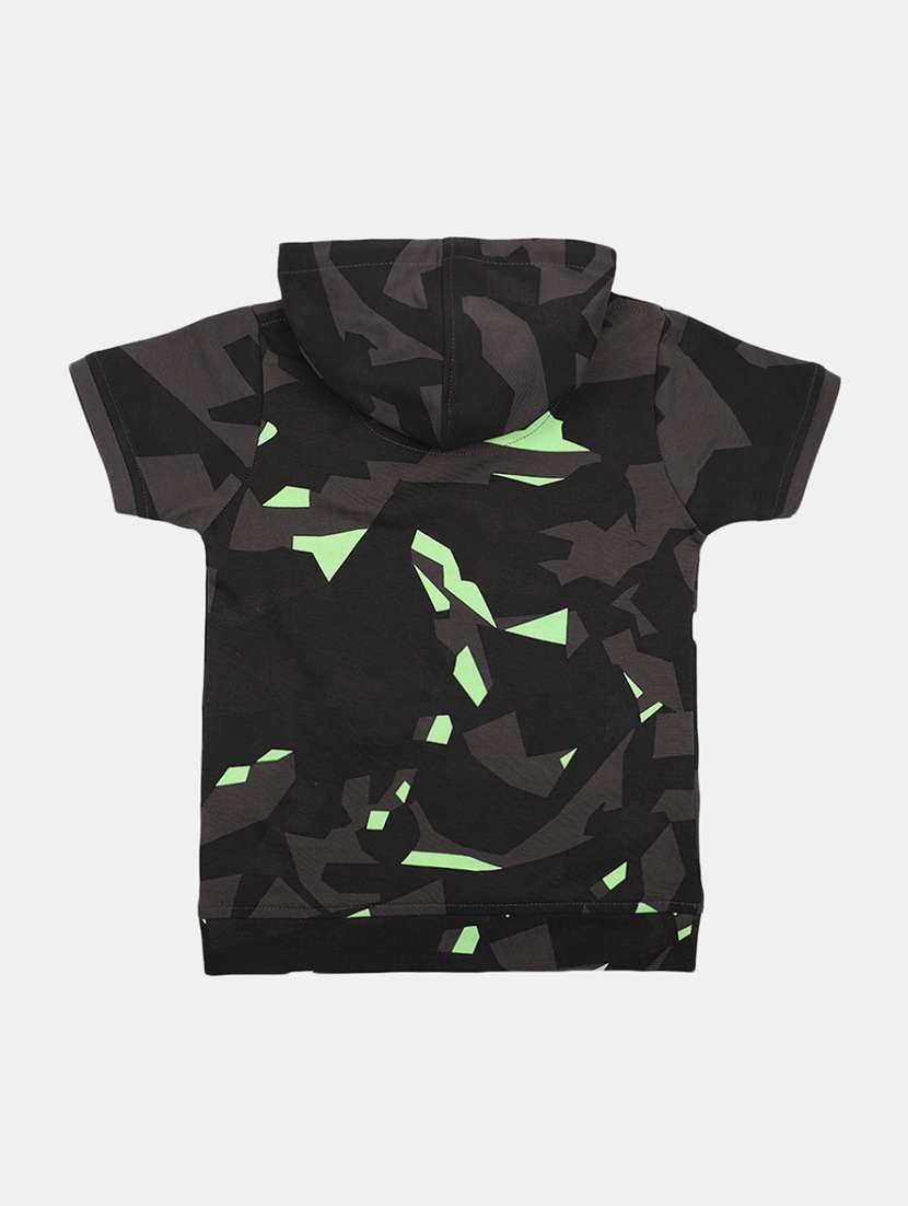 boys printed hooded t-shirt - 19850389 -  Standard Image - 1