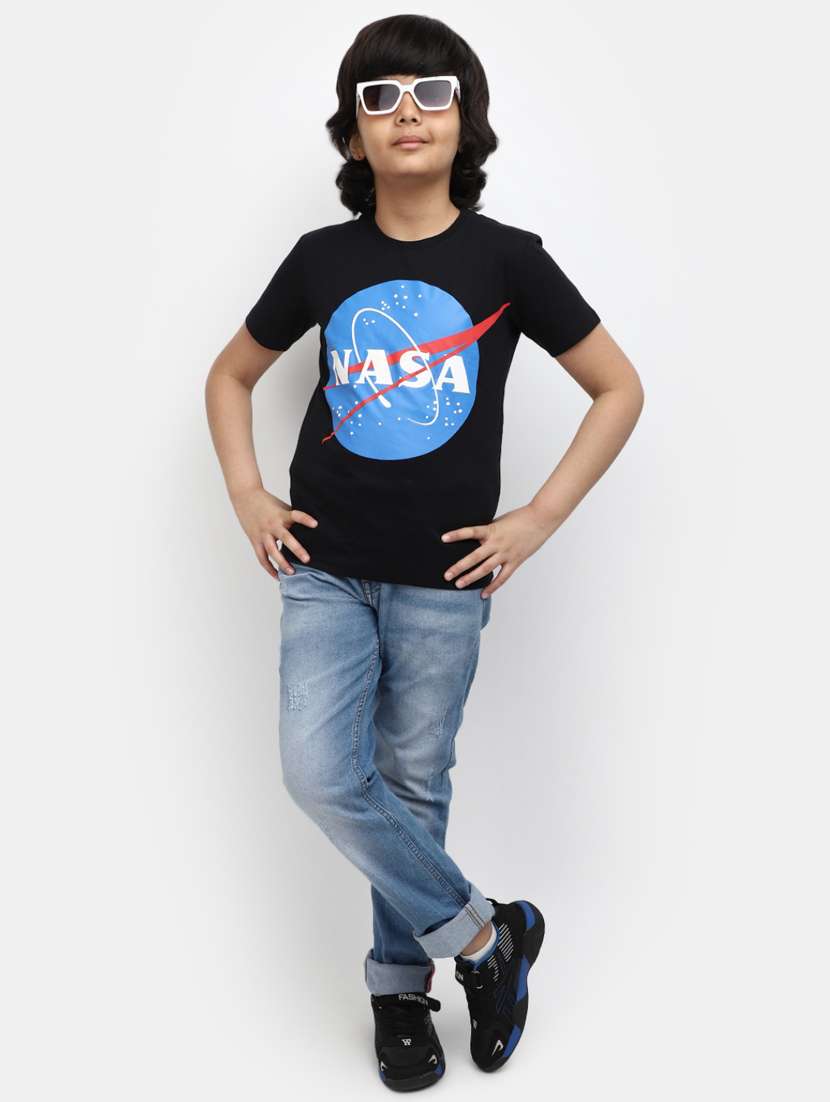 boys printed round neck t-shirt - 19850420 -  Standard Image - 4