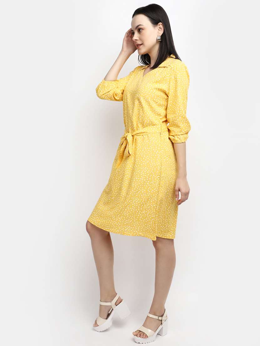 women's  micro print dress - 19853015 -  Standard Image - 1