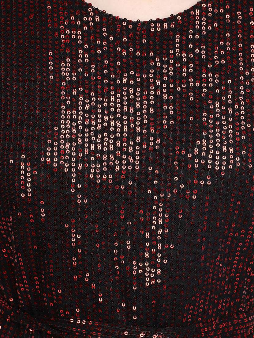 women's tiered sequined dress - 19853016 -  Standard Image - 4