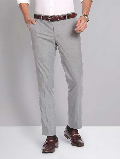 mid rise solid formal trouser - 19853772 - Standard Image - 0
