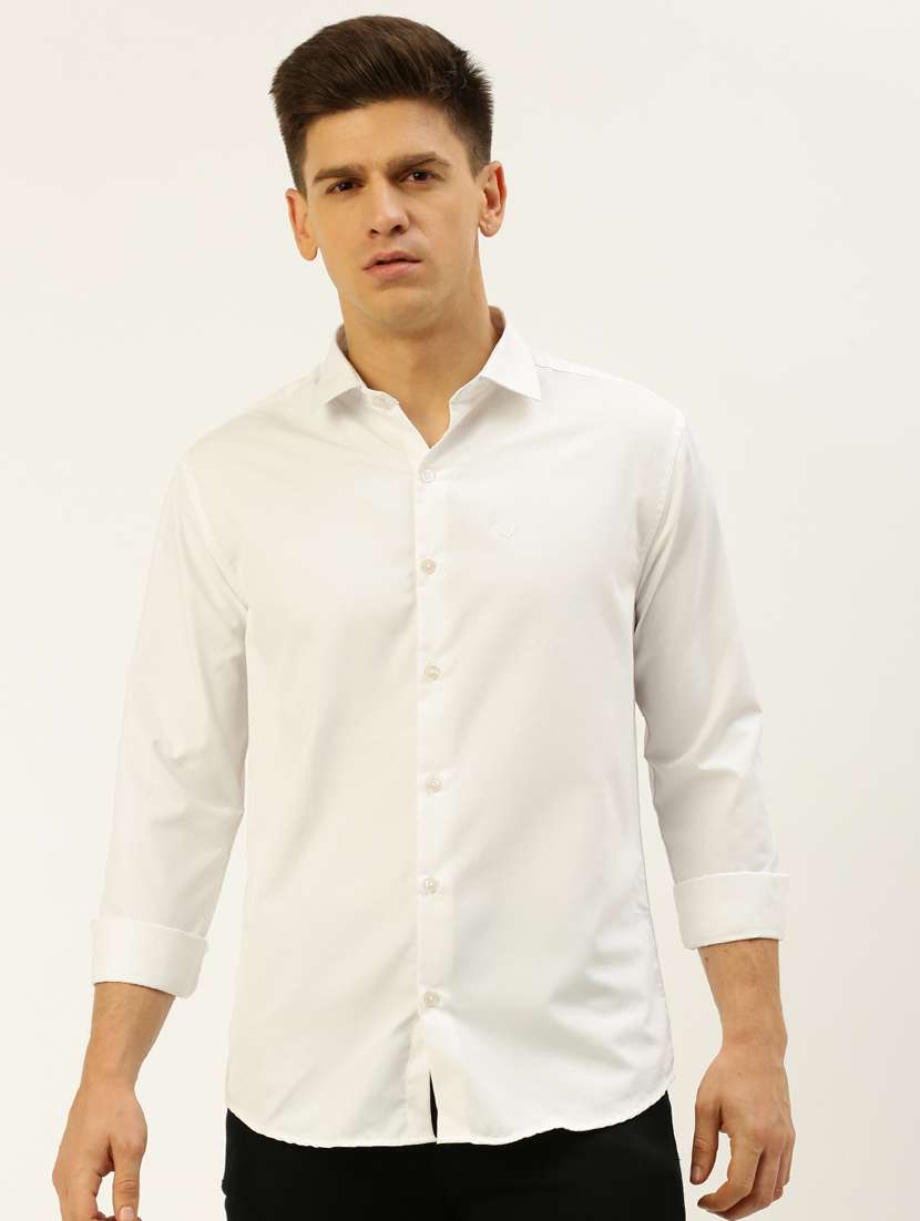mens solid casual shirt