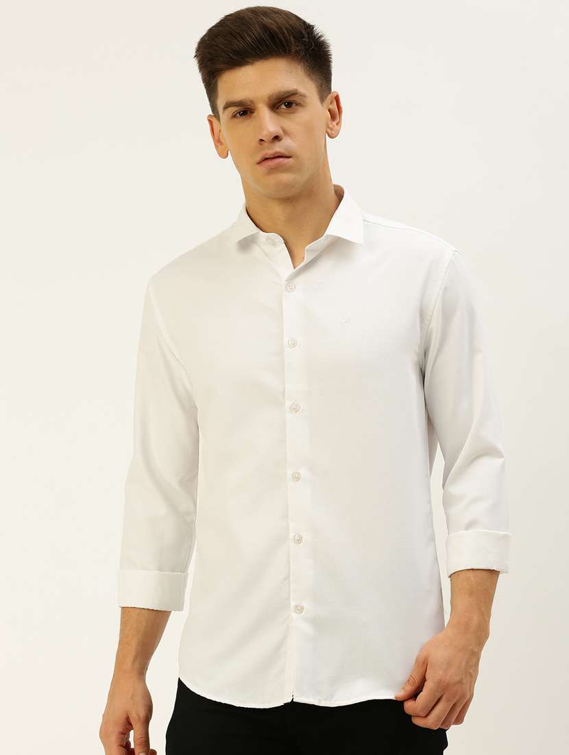 mens solid casual shirt - 19855946 -  Standard Image - 1