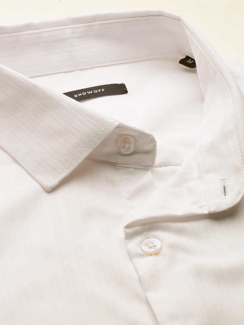 men white regular fit plain casual shirt - 19855947 - Standard Image - 6