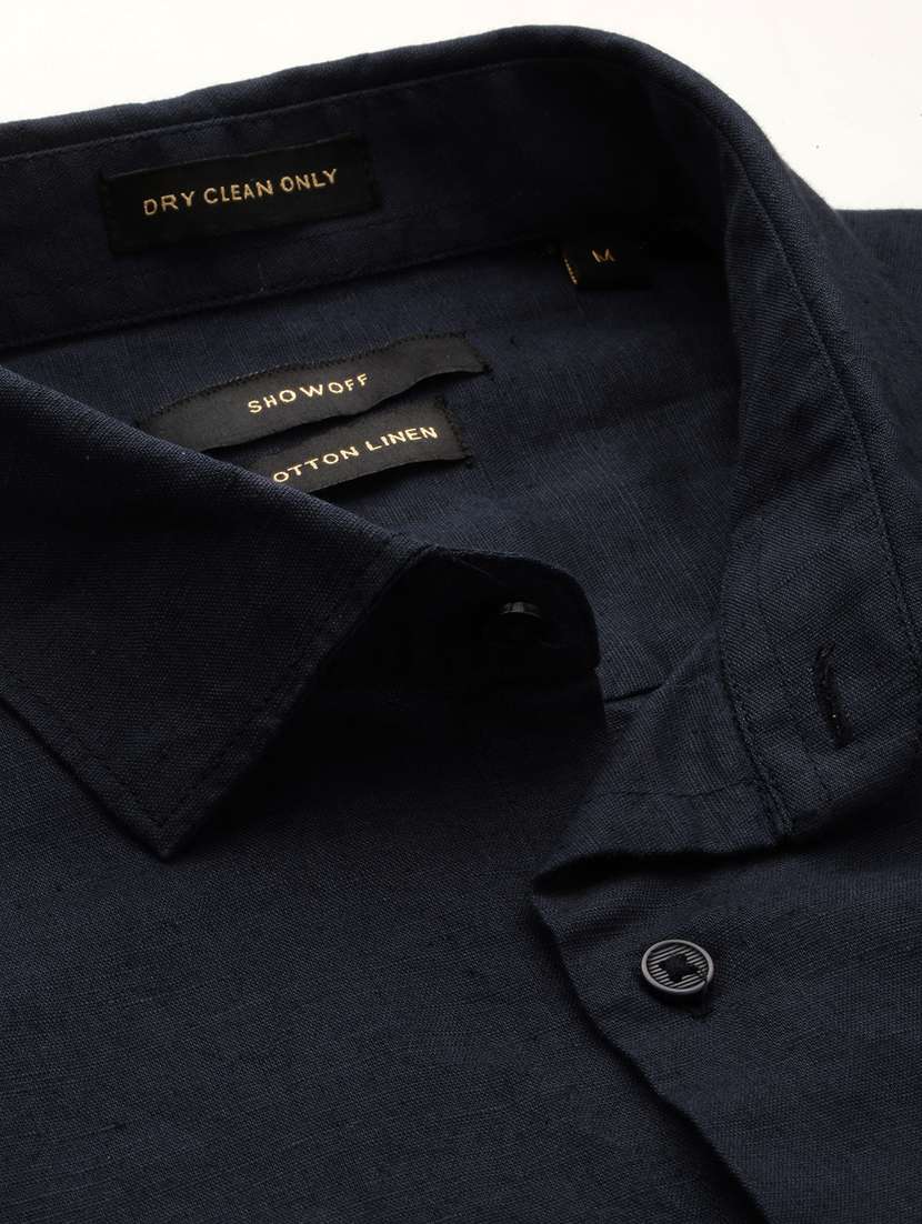 mens solid casual shirt - 19855958 - Standard Image - 6