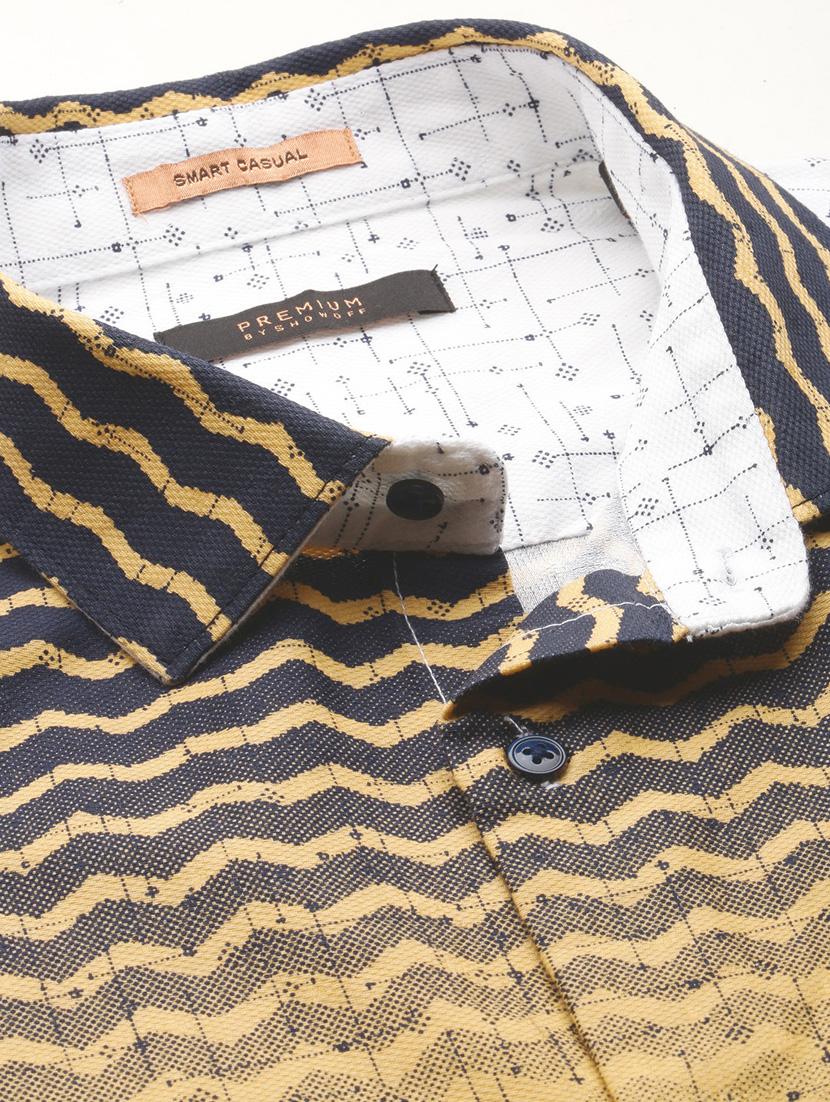 mens printed casual shirt - 19855976 - Standard Image - 6