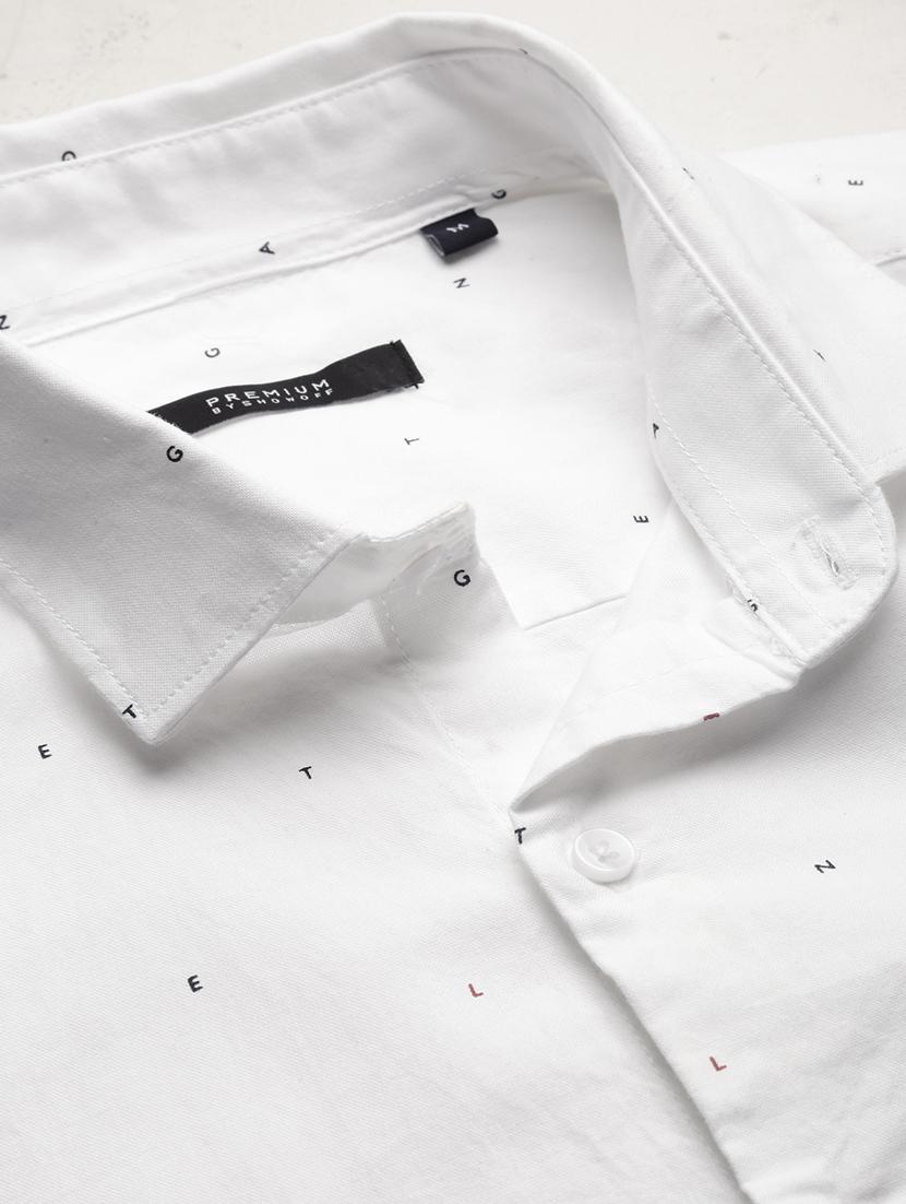 white cotton casual shirt - 19855998 - Standard Image - 6