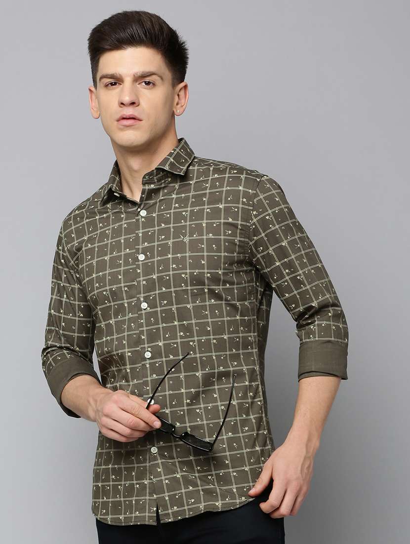 mens checks casual shirt - 19856015 -  Standard Image - 1