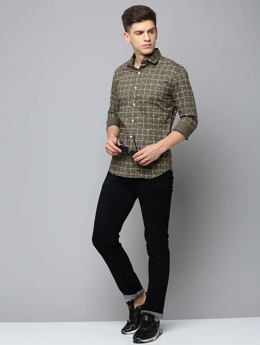 mens checks casual shirt - 19856015 -  Standard Image - 4