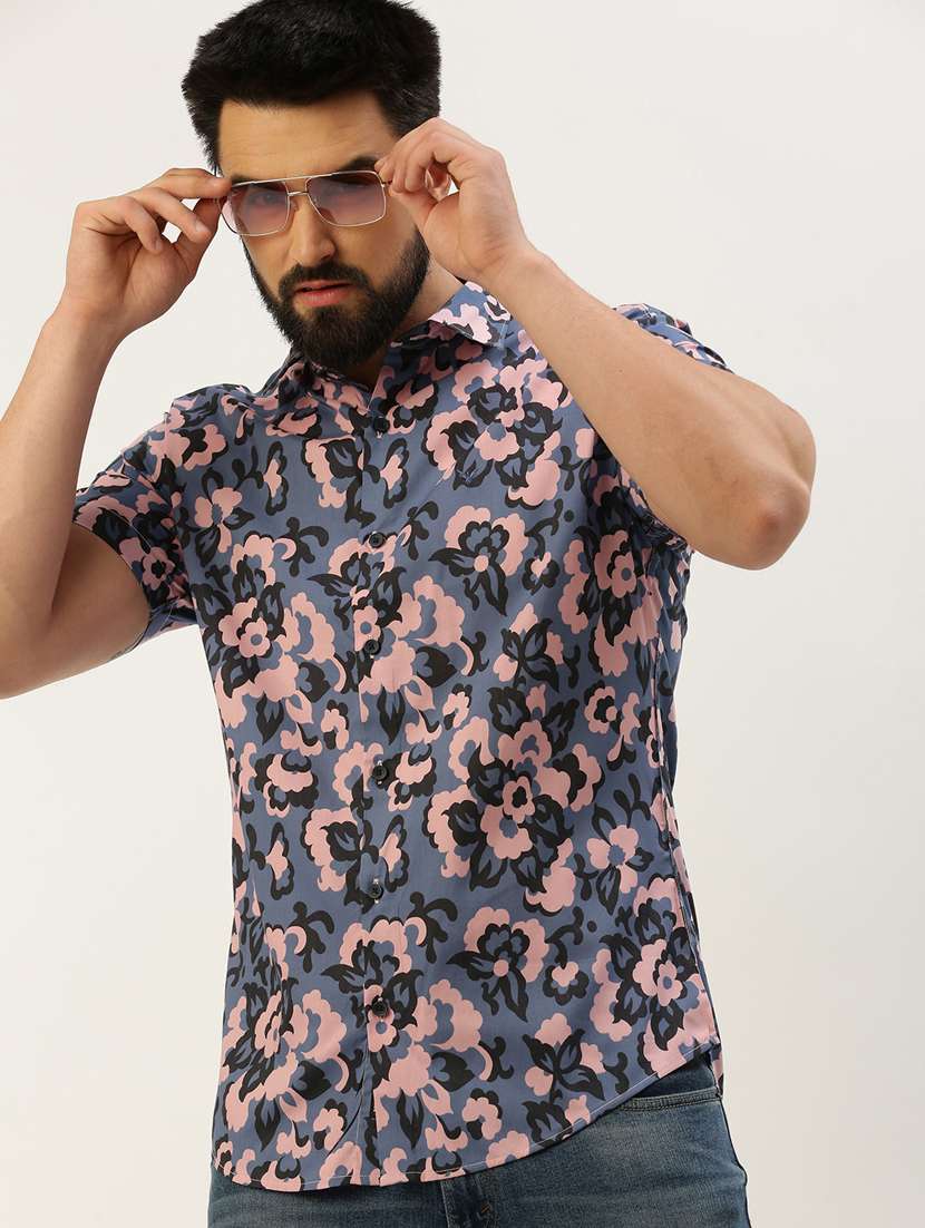 mens florals casual shirt - 19856018 -  Standard Image - 1