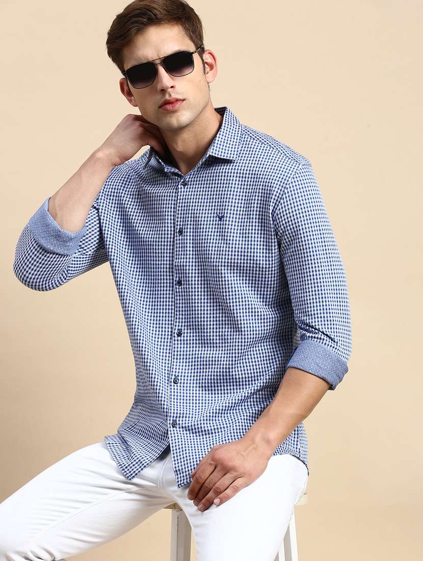 mens checks casual shirt - 19856030 -  Standard Image - 1