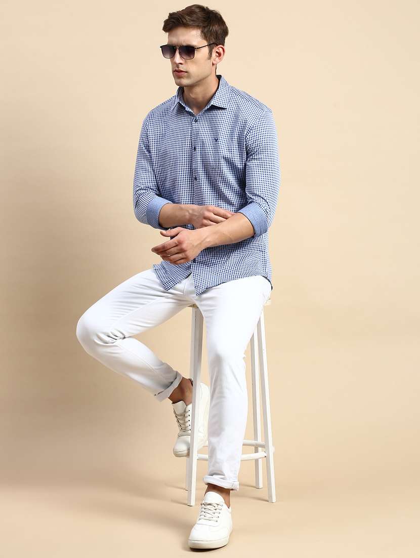 mens checks casual shirt - 19856030 -  Standard Image - 4