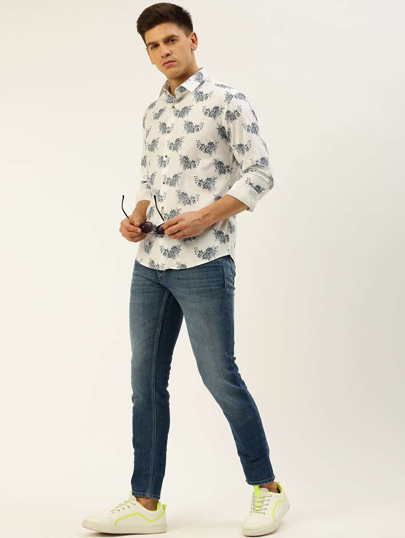 mens florals casual shirt - 19856042 - Standard Image - 4