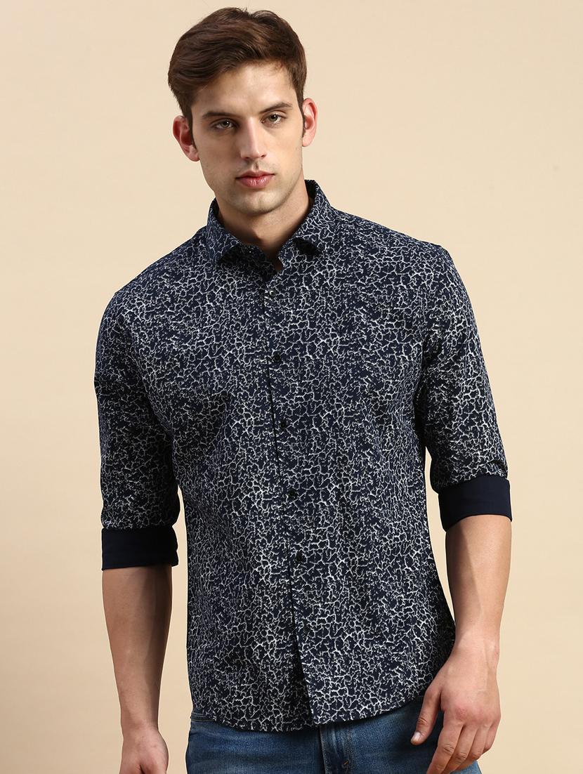 mens printed casual shirt - 19856045 - Zoom Image - 0