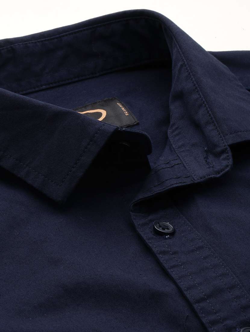 mens solid casual shirt - 19856066 -  Standard Image - 6
