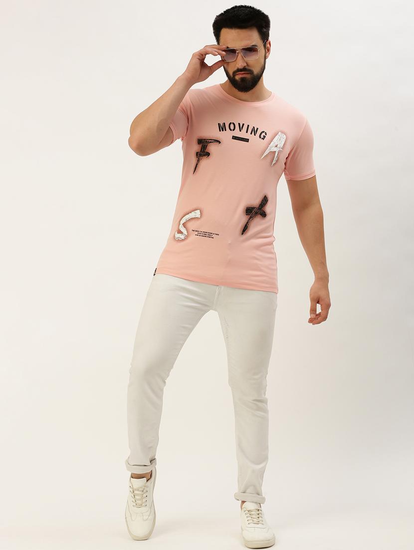 round neck printed cotton t-shirt - 19856100 - Standard Image - 4