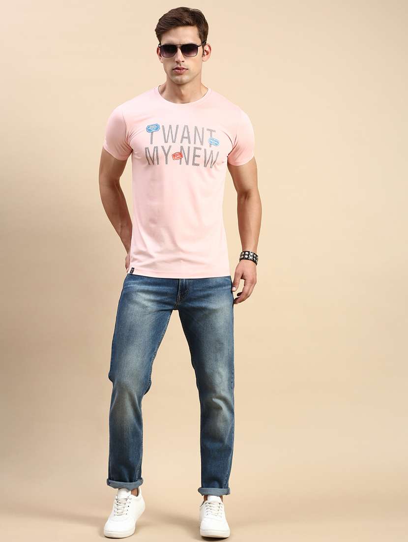 round neck printed cotton t-shirt - 19856102 -  Standard Image - 4