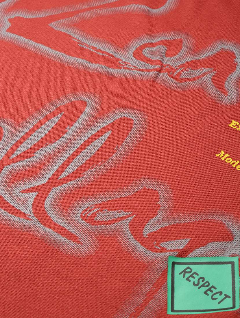 men round neck front print t-shirt - 19856117 -  Standard Image - 6