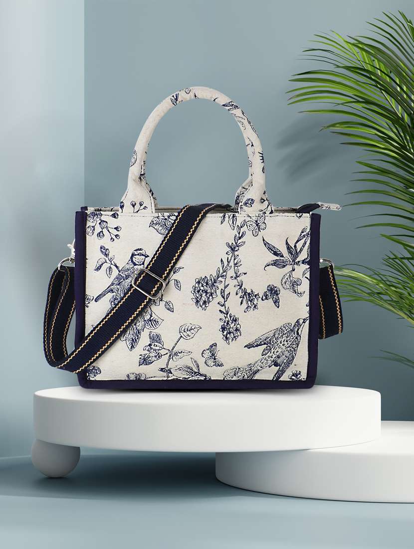 women canvas tote handbag