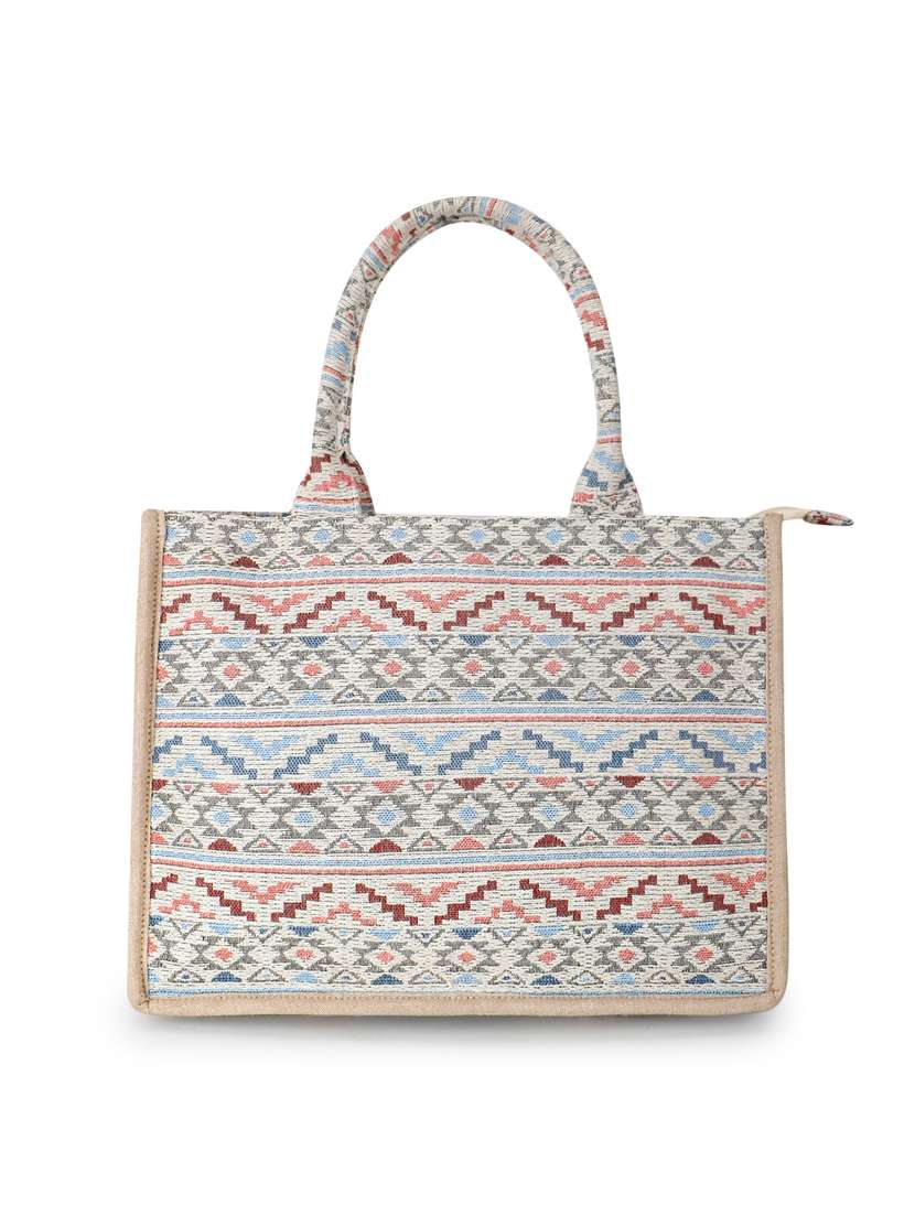 women solid tote handbag - 19856175 -  Standard Image - 4