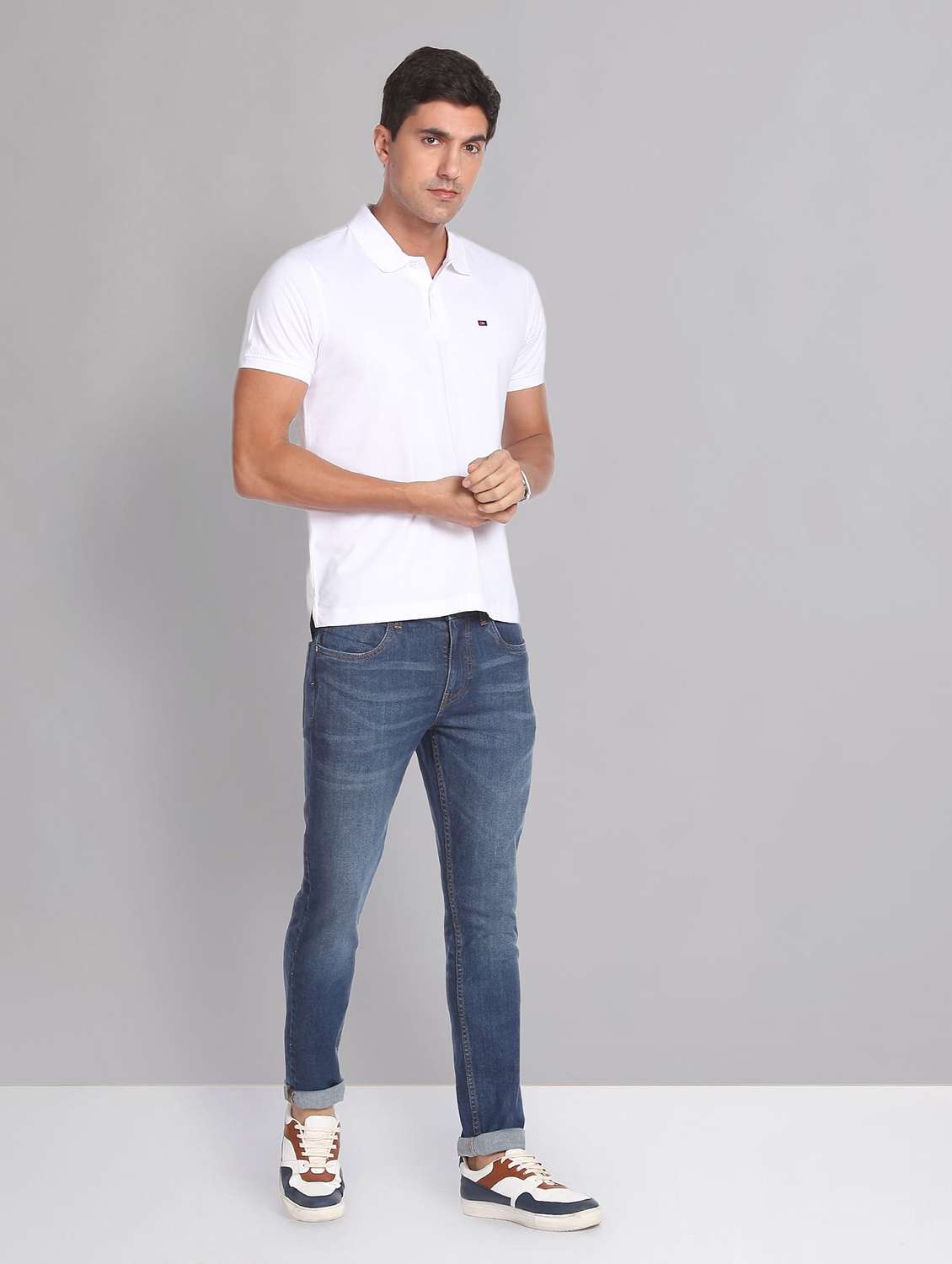 mens slim fit plain jeans - 19856243 -  Standard Image - 4